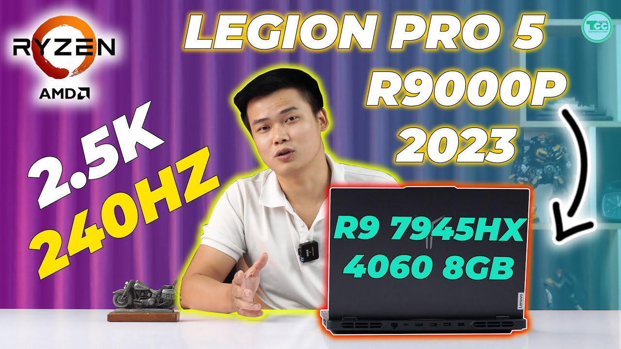 Lenovo Legion Pro 5 R9000P (2023) Ryzen 7-7745HX, RAM 16GB, SSD 1TB, 16