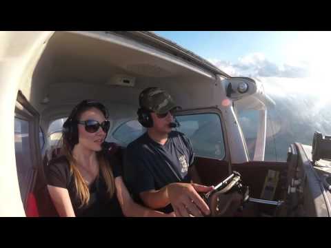 Cessna 172D Late Afternoon Flight
