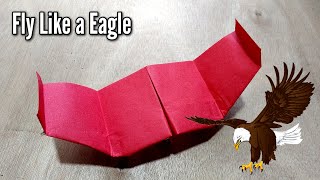 How to Make a Paper Plane Fly Like a Eagle | Flying Paper Plane Like Eagle | Tekraft