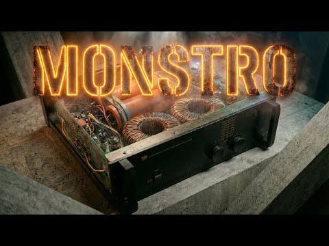 O Monstro de 20 MILHÕES: por dentro do amplificador mais IGNORANTE do Brasil (Micrologic M-1000)