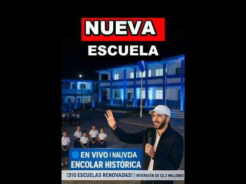 📚🔧 De ruinas a modernidad: la revolución educativa avanza sin detenerse 🚀🇸🇻