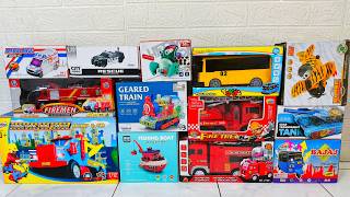 Download lagu Unboxing Train, Police Car, Ambulance, Fire Truck, Bus, Plane mp3