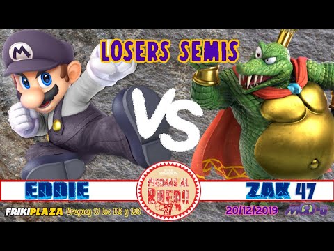 Eddie (Mario) vs zAK-47 (King K. Rool) LOSERS SEMIS Piedras al Ruedo 27