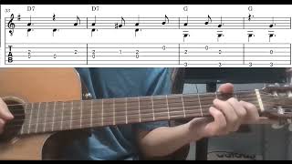 Ave Maria - Easy Fingerstyle Guitar Playthrough Tutorial Lesson With Tabs