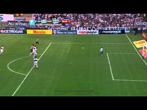 Gol Delgado. Gimnasia LP 1 -  2 R. Central . Fecha 3. Torneo de Primera División 2014. FPT.
