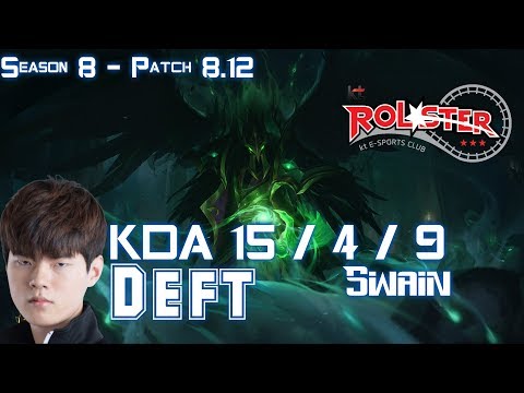 KT Deft SWAIN vs KAI'SA ADC - Patch 8.12 KR Ranked