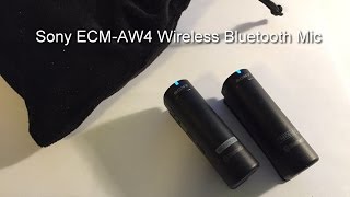 Video thumbnail for Sony ECM-AW4 Wireless Bluetooth Lavalier or Lapel Microphone for iPhone, DSLR Review by Stairway To Video Editing for Beginners