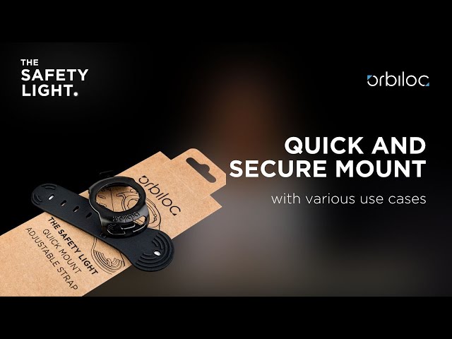How to use Orbiloc's Quick Mount Adjustable to attach your light