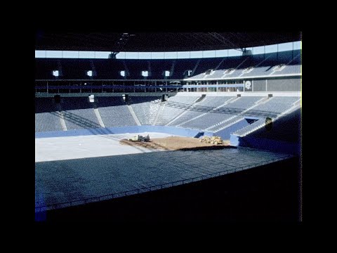 Texas Stadium Floor Being Filled With Dirt For Several Motorcycle And Auto Shows - February 1975