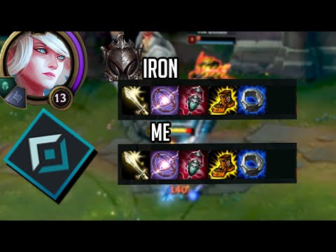 League of Legends but I stole this Janna top build from an Iron player