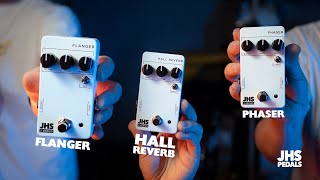 Video thumbnail for JHS Pedals 3 Series: Hall Reverb, Flanger and Phaser! by Living Room GD