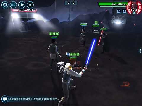 Bracca Special mission with Cere and Jedi Knight Cal (+Whirwind Slam TW Omicron)