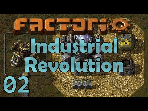 Factorio Industrial Revolution - Season 4 Ep 2 - SMELTING SETUP!