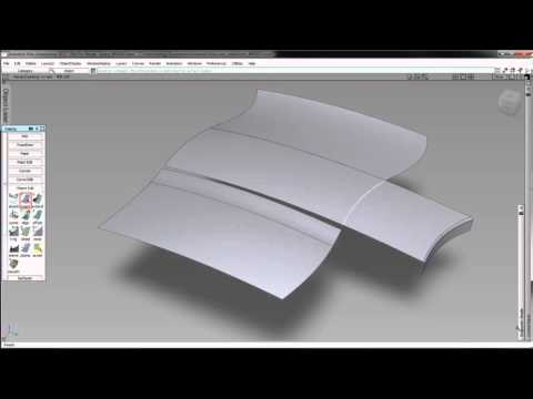 Alias Automotive 2014 Surface modeling & Class-A surfacing - Insert curve on surface