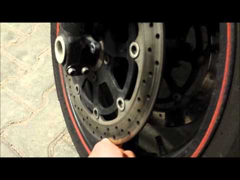 Loose brake rivets Hayabusa