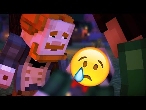 AzizGaming -  WE LOST ONE OF OUR TEAM MEMBER!  😢 (Minecraft Story Mode) #5