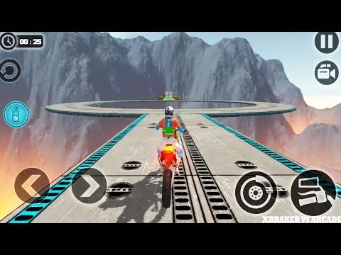 Impossible Motor Bike Tracks: All Motors Unlocked Levels 14-15 | Android GamePlay Crazy Stunts
