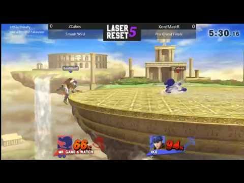 Laser Reset 5 - Smash 4 Singles - ZCakes vs. XordMaster - Grand Finals