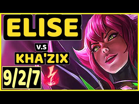 BGOB (ELISE) vs KHA'ZIX - 9/2/7 KDA JUNGLE CHALLENGER GAMEPLAY - BR