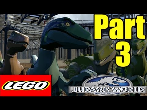 Lego Jurassic World Gameplay Playthrough Part 3 - Juicing the Cages (PC)