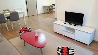 Apartment for rent in Cluj, Center area, near the University of Medicine and Pharmacy and the University of Veterinary Medicine, right in Platinia Mall, with bedroom & livingroom Video
