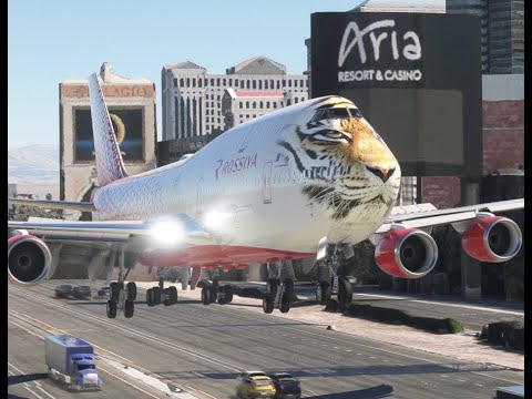 Boeing 747 pilots perform very thrilling stunts