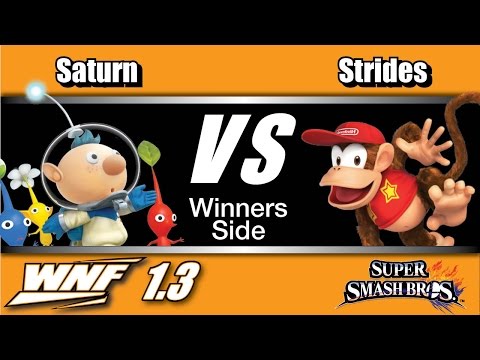 WNF 1.3 - Saturn (Alph) Vs. 2GG | Strides (Diddy Kong) Winners Side - Smash Wii U