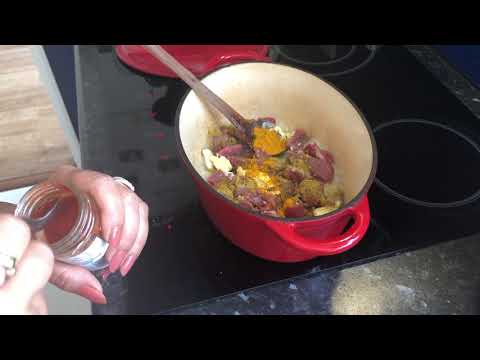 Algerian Chetitha with beef (Beef stew with chickpeas)😋😋😋👌👌👌