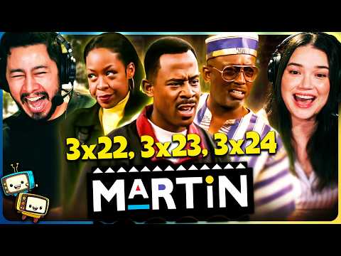 MARTIN (1994) 3x22, 3x23 & 3x24 Reaction! | First Time Watch | Martin Lawrence w/ Jaby Koay