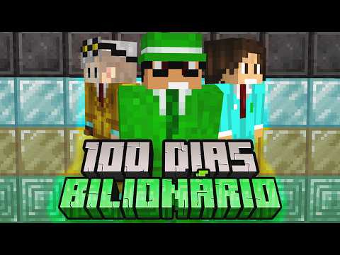 SOBREVIVI 100 DIAS SENDO BILIONÁRIO NO MINECRAFT - O FILME