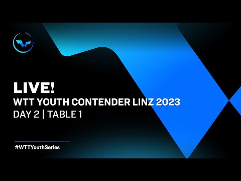 LIVE! | WTT Youth Contender Linz 2023 | Day 2 | Table 1