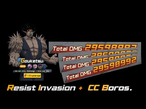 Resist Invasion : Gouketsu | Boros Club Challange | ONE PUNCH MAN: The Strongest (Authorized)