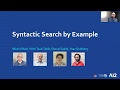 Syntactic Search by Example – ACL 2020