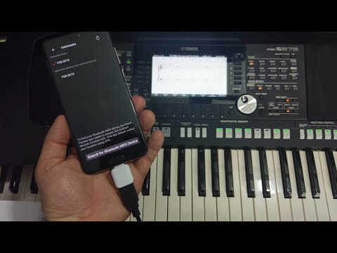 How to use Yamaha Chord Tracker App with Yamaha PSR Keyboard
