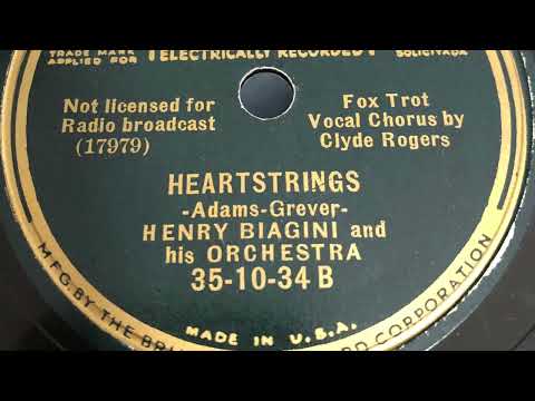 Heartstrings - Henry Biagini and his Orchestra August 20, 1935