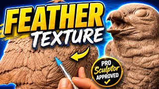 LEARN TO SCULPT, Feather sculpting process || Blocking In & Details