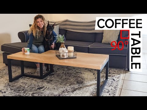 π90° Coffee Table for a Chaise Sofa βοΈ - The ONLY Table In Our House!