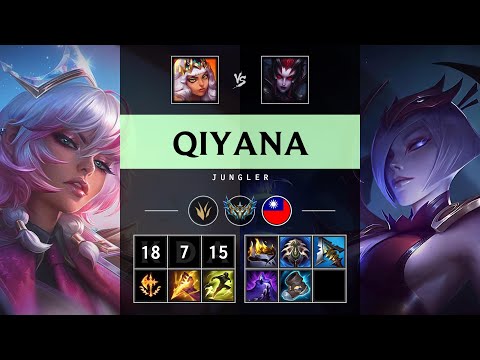 Qiyana Jungle vs Elise - TW Challenger Patch 25.06