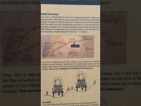 Santa Fe Trail Historical Marker French Frank