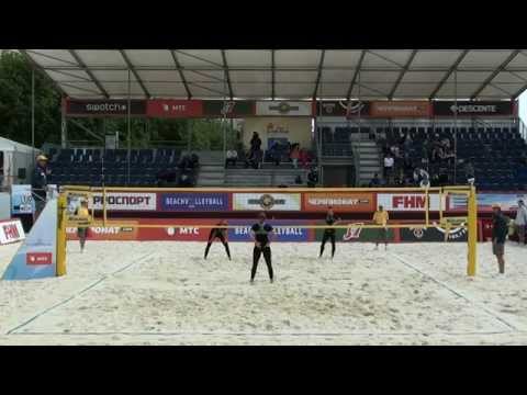 CEV Cup Moscow 2012 Final Bronze 24.06.2012 15:05 Forrer-Vergé-Dépré SUI Gioria-Momoli ITA