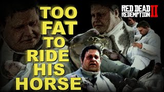 John Marston literally is too fat to ride a horse