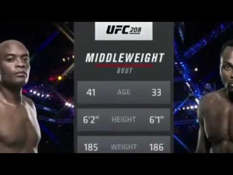 UFC 208- Anderson Silva vs Derek Brunson (FULL FIGHT)