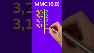 COMO CALCULAR O MMC DE 6 E 8? | MÍNIMO MÚLTIPLO COMUM DE SEIS E OITO