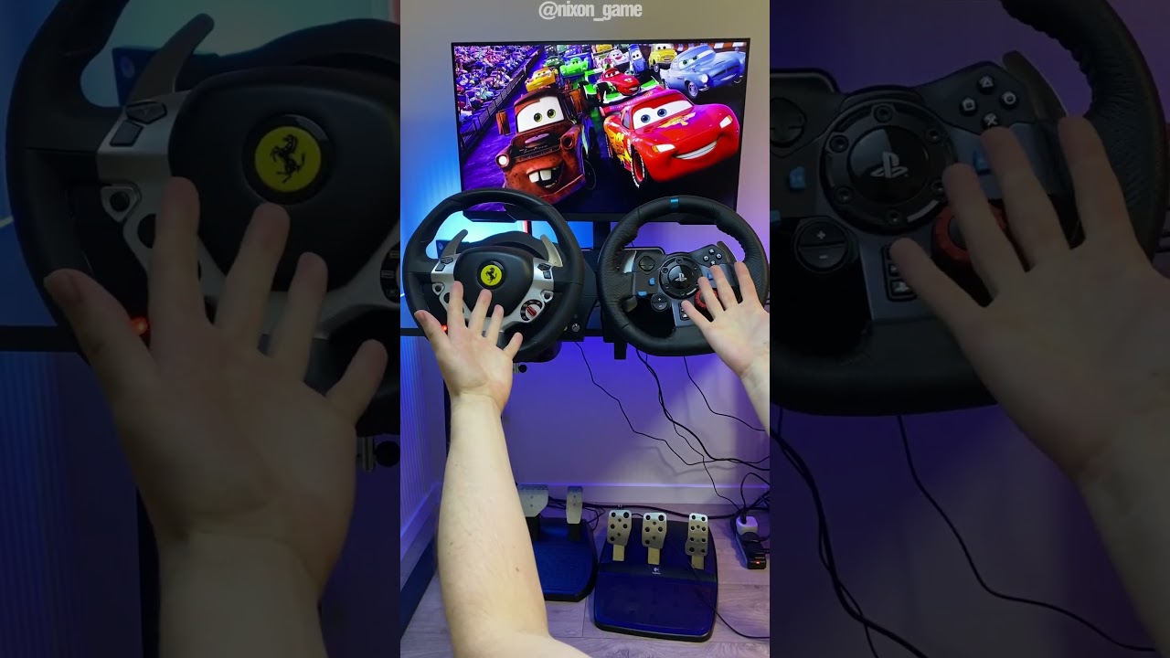 Logitech G29 vs Thrustmaster T300 #steeringwheel #simracing