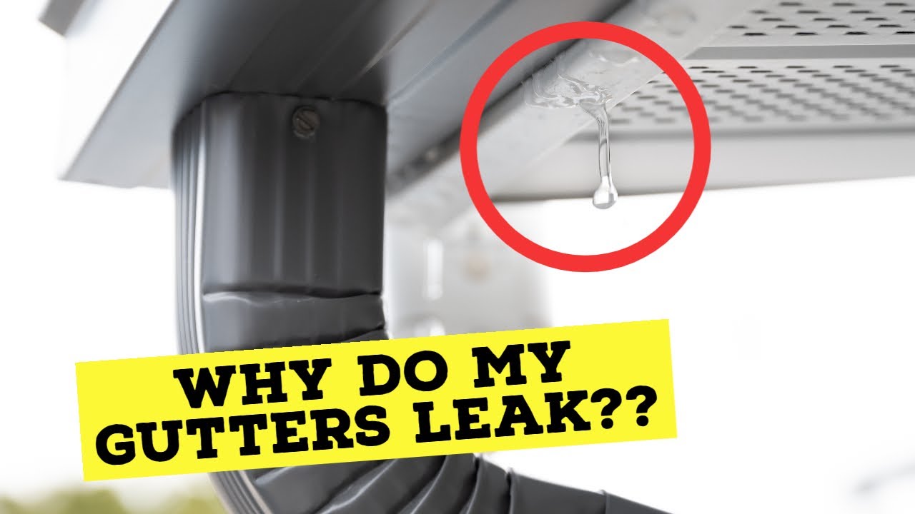 Why is the water dripping under the gutter? Tipseri