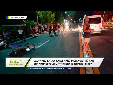 Regional TV News: Van at motorsiklo, nagbanggaan; 2 katao, patay