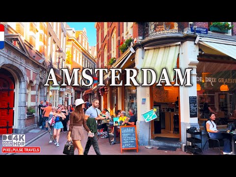 Amsterdam, Netherlands in 4K | Walking Tour Through a Living Painting 🎨🇳🇱