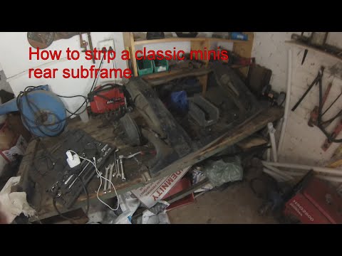 How to strip a rear subframe from a classic mini | Classic Mini