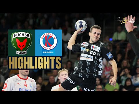 Füchse Berlin  🆚 Kolstad Håndball  | HIGHLIGHTS | Machineseeker EHF Champions League 2025/26
