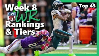 Ranking EVERY NFL Wide Receiver (Top 45) Week 8 WR Rankings |  2025 Best Fantasy Football